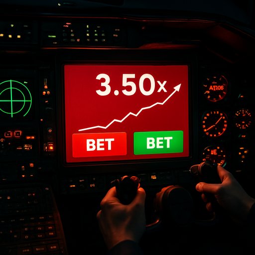 Aviator game thumbnail on D666 platform featuring a bold cockpit style interface and high-stakes betting.